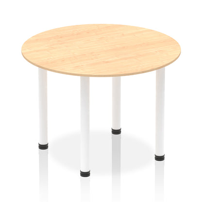 Impulse Round Table With Post Leg