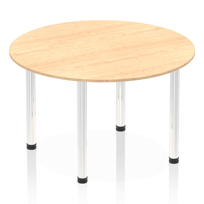 Impulse Round Table With Post Leg