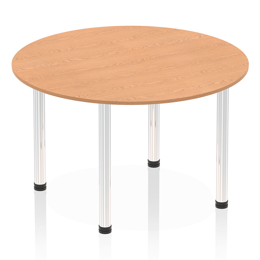 Impulse Round Table With Post Leg