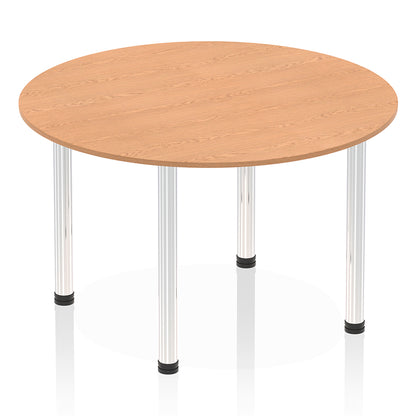 Impulse Round Table With Post Leg