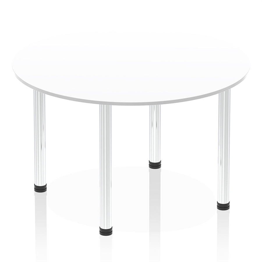 Impulse Round Table With Post Leg