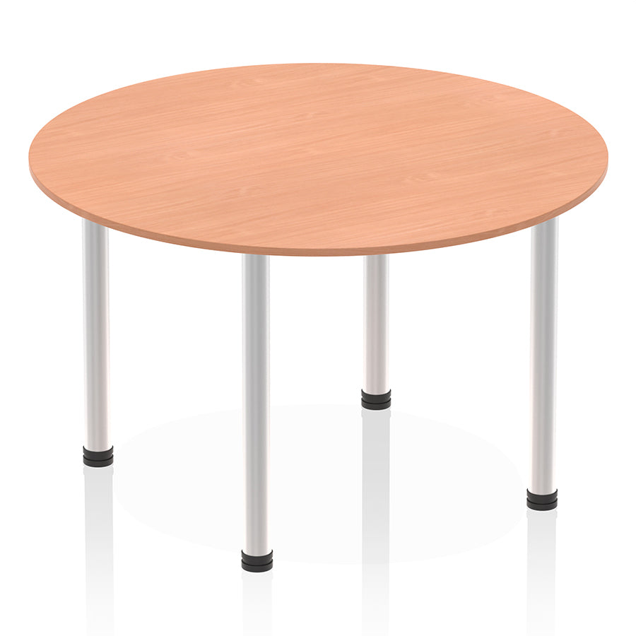 Impulse Round Table With Post Leg