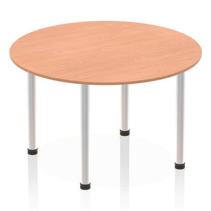 Impulse Round Table With Post Leg
