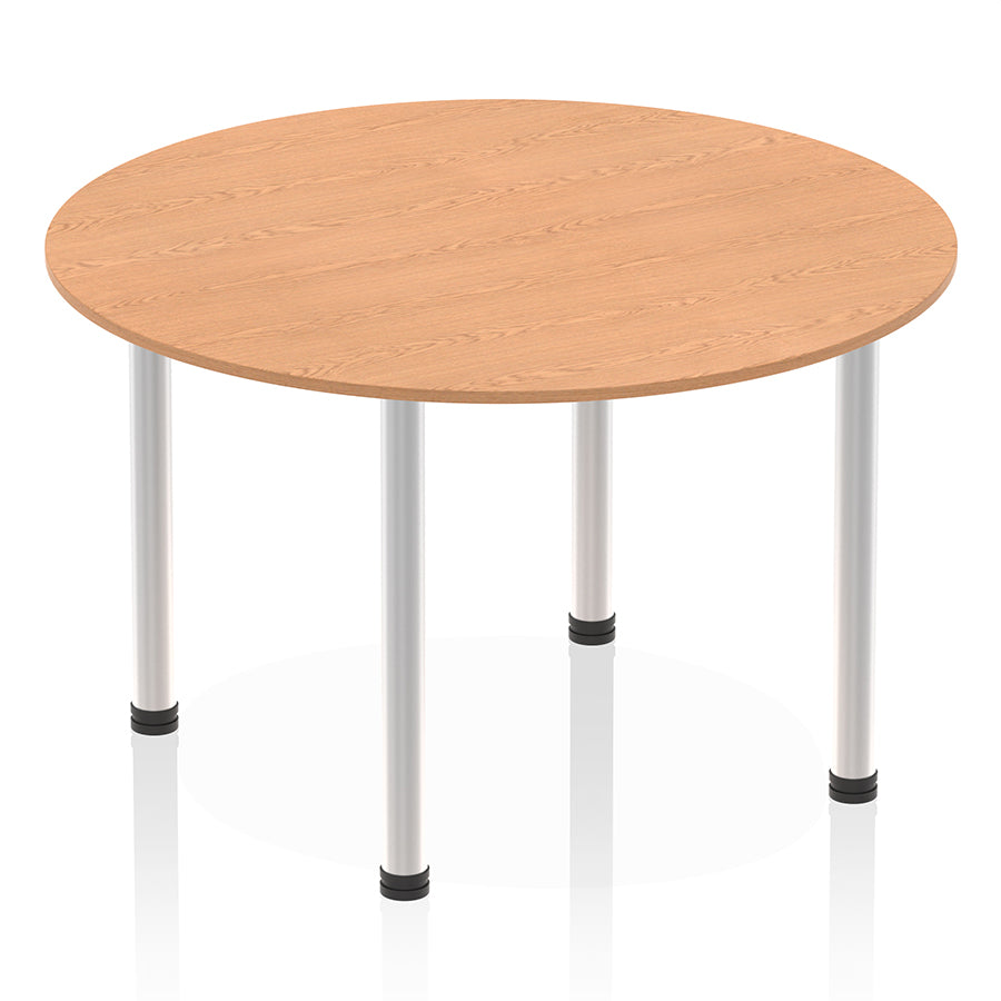 Impulse Round Table With Post Leg