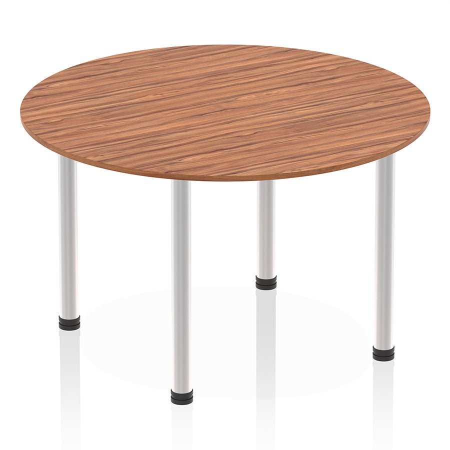 Impulse Round Table With Post Leg