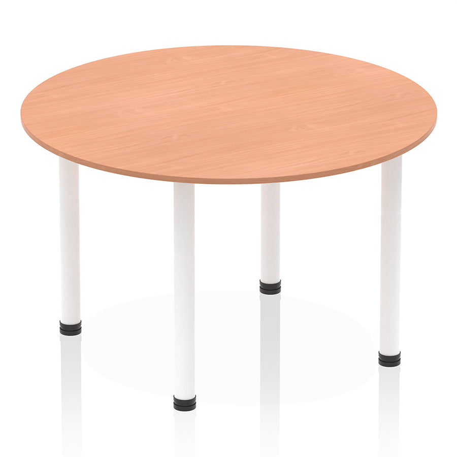 Impulse Round Table With Post Leg