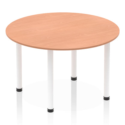 Impulse Round Table With Post Leg