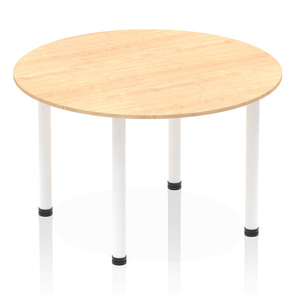 Impulse Round Table With Post Leg