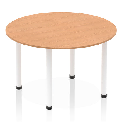 Impulse Round Table With Post Leg