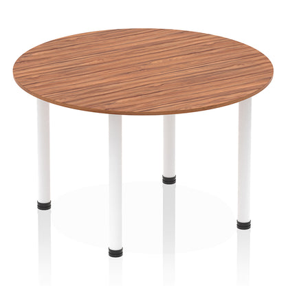 Impulse Round Table With Post Leg