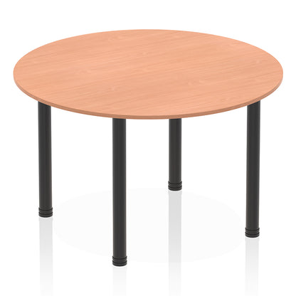 Impulse Round Table With Post Leg