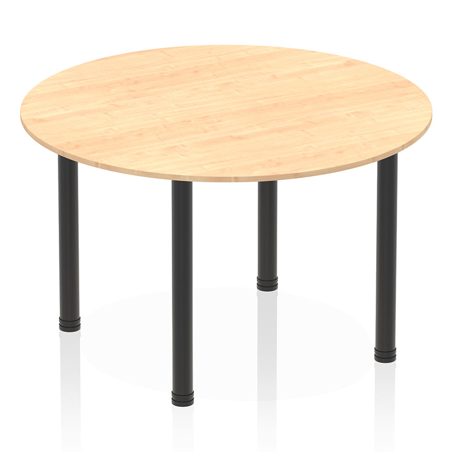 Impulse Round Table With Post Leg