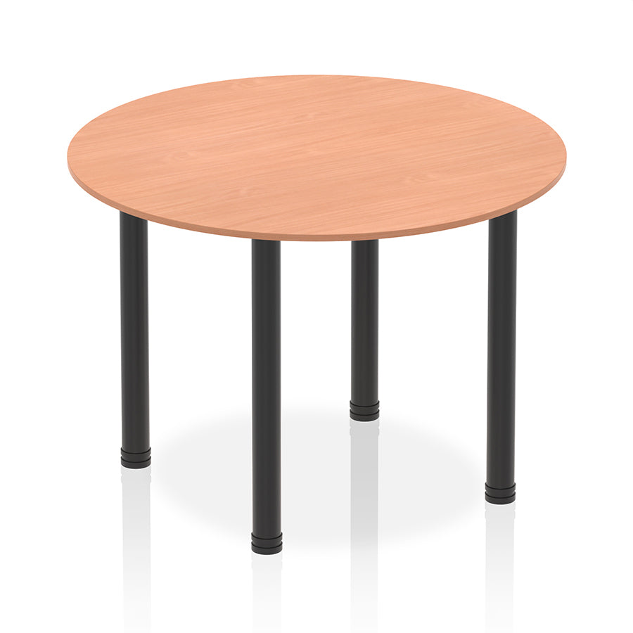 Impulse Round Table With Post Leg
