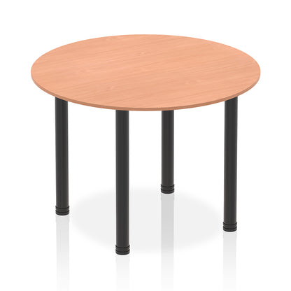 Impulse Round Table With Post Leg