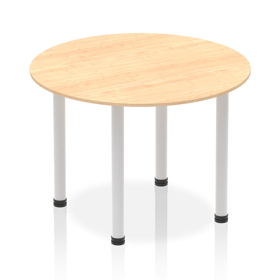Impulse Round Table With Post Leg