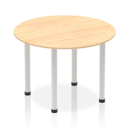 Impulse Round Table With Post Leg