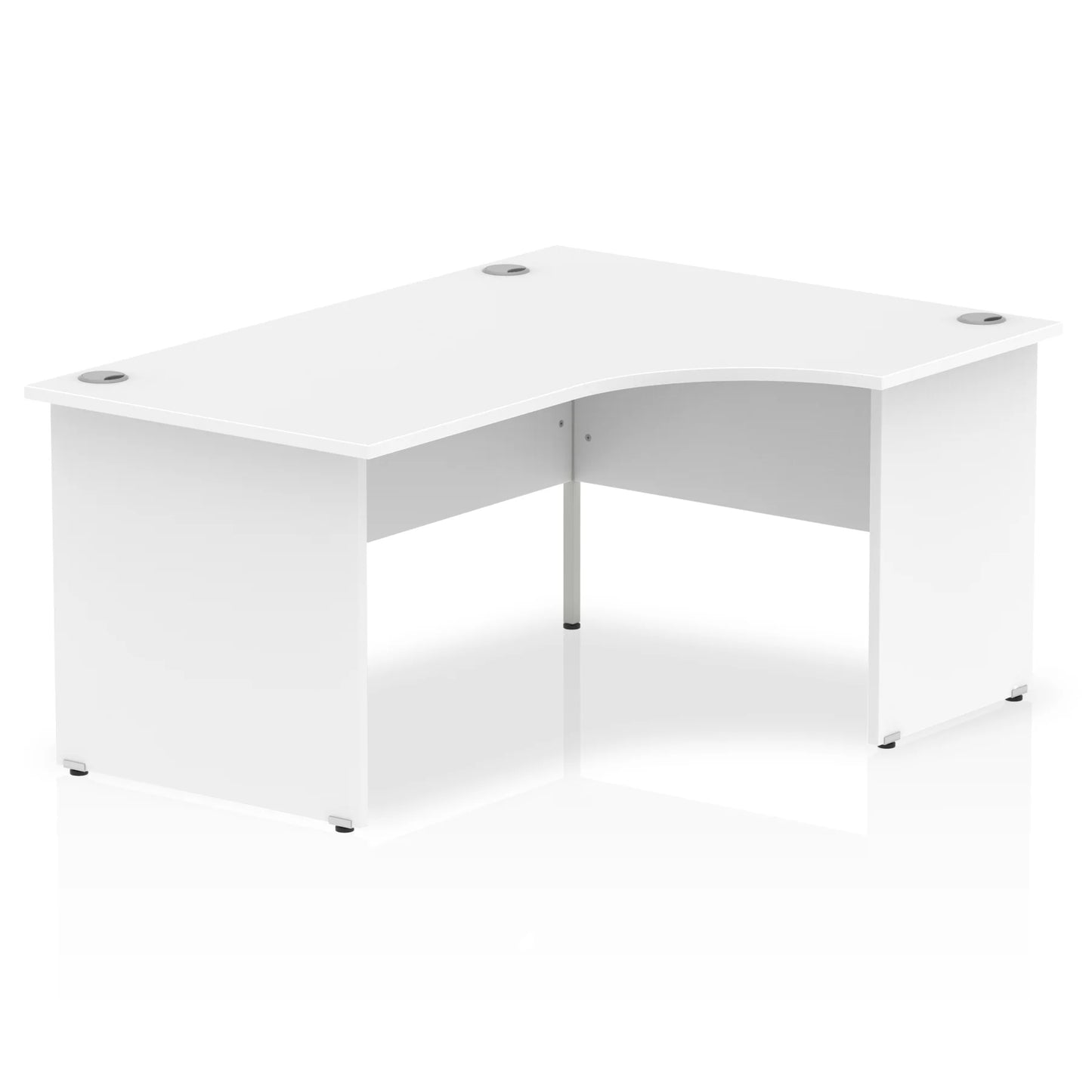 Impulse Panel End Crescent Desk W1600