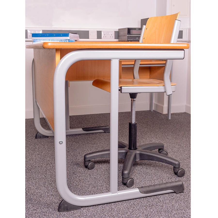 Alpha® Teachers Desk with No Drawer or Cabinet