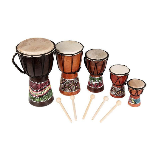 Djembe Drums Painted
