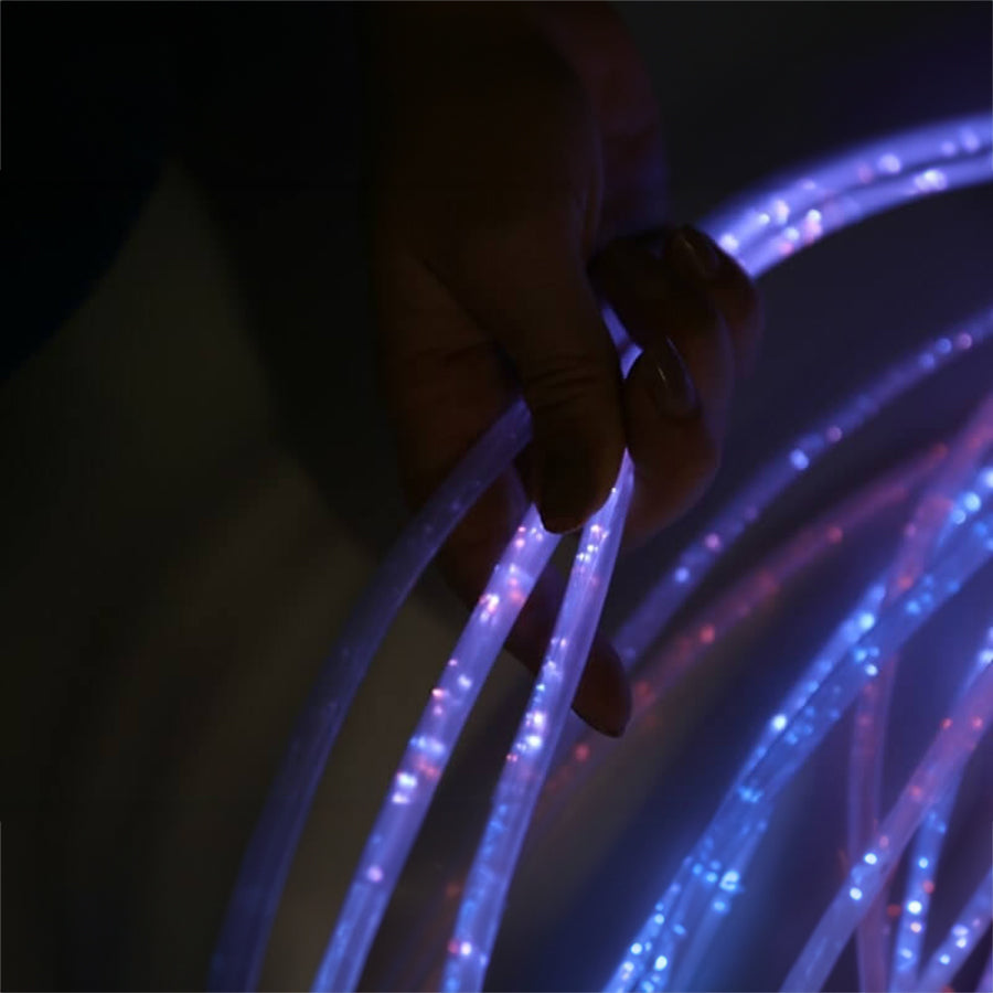 Mains Passive Sensory Light Source With 12 1000Mm Jumbo Clear Strands