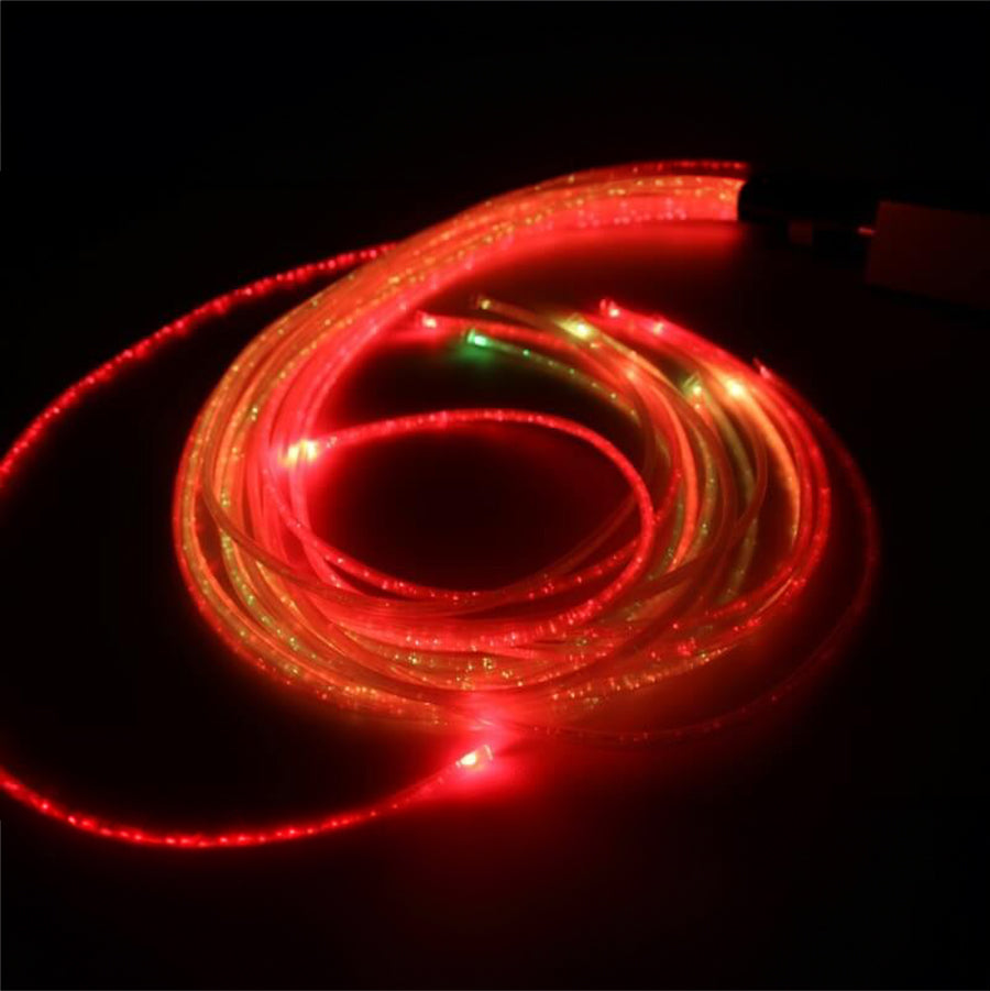 Mains Passive Sensory Light Source With 12 1000Mm Jumbo Clear Strands