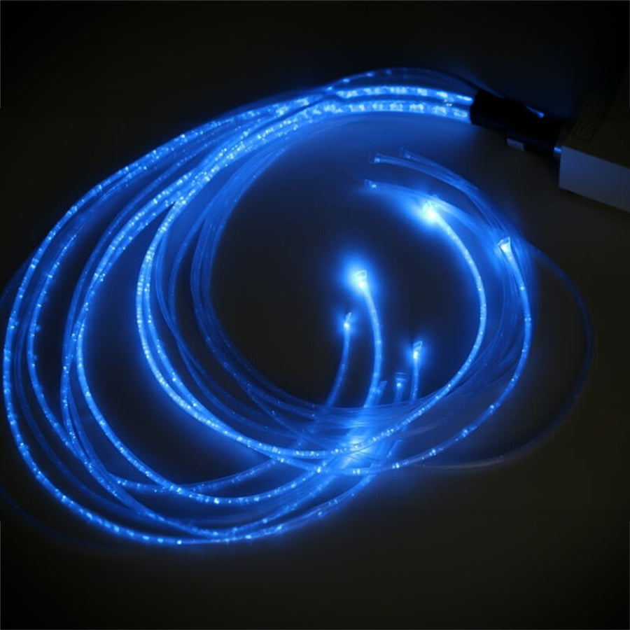 Mains Passive Sensory Light Source With 12 1000Mm Jumbo Clear Strands