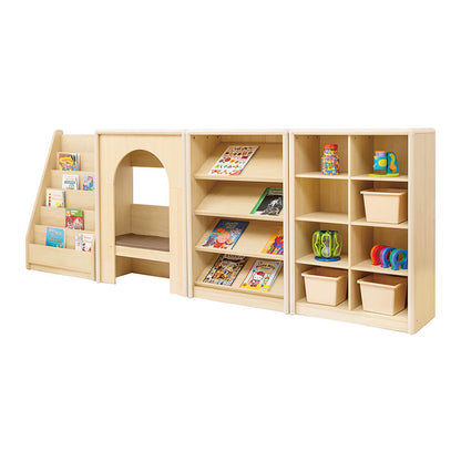 Elegant Reading Sloping Book Display Unit