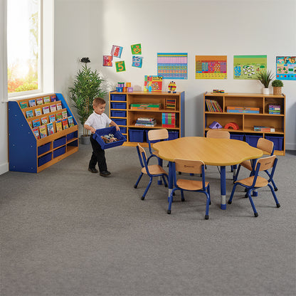 Milan 3 Level Multi Storage Unit with 9 Blue Trays