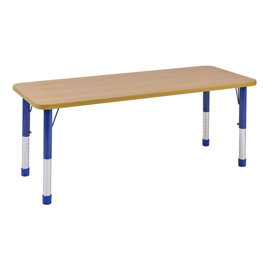 Milan Height Adjustable Rectangular Table