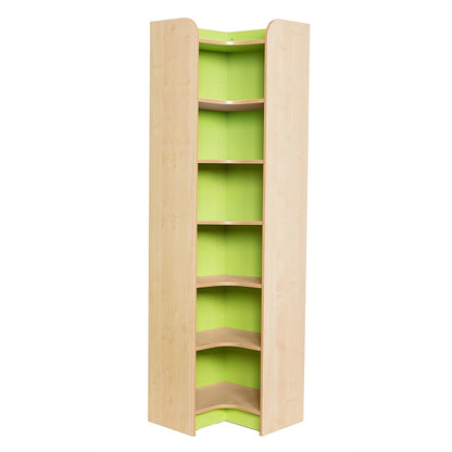KubbyClass® Internal Corner Library Bookcase (6 Heights)