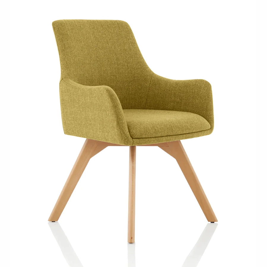 Carmen Wooden Leg Visitor Chair