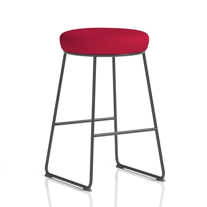 Turin Black Frame Stool