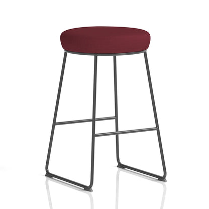 Turin Black Frame Stool