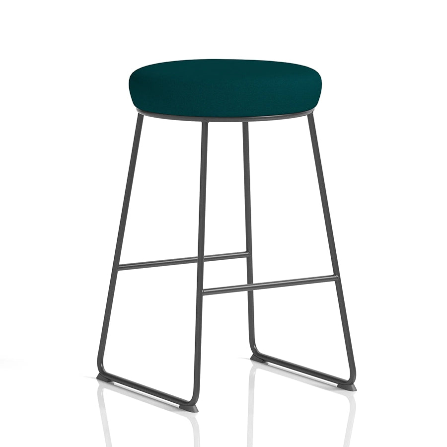 Turin Black Frame Stool