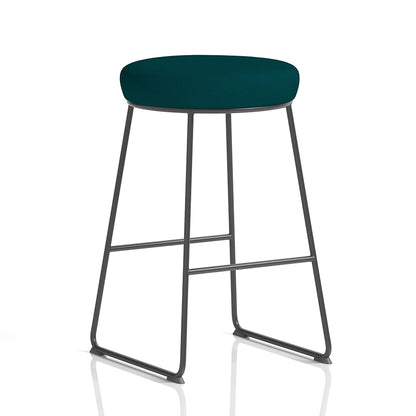 Turin Black Frame Stool