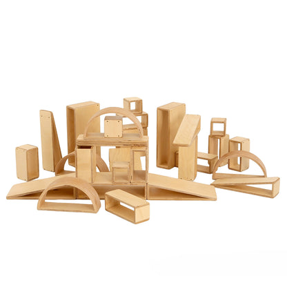 Kebrico Brico Wooden Hollow Building Blocks - Nursey Set of 30 139122.2 96200 2