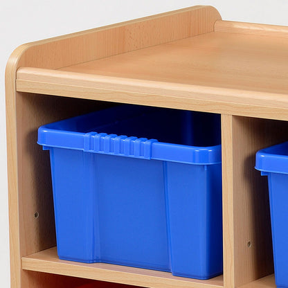 Kebrico Coloured Trays Storage Unit  Close Up