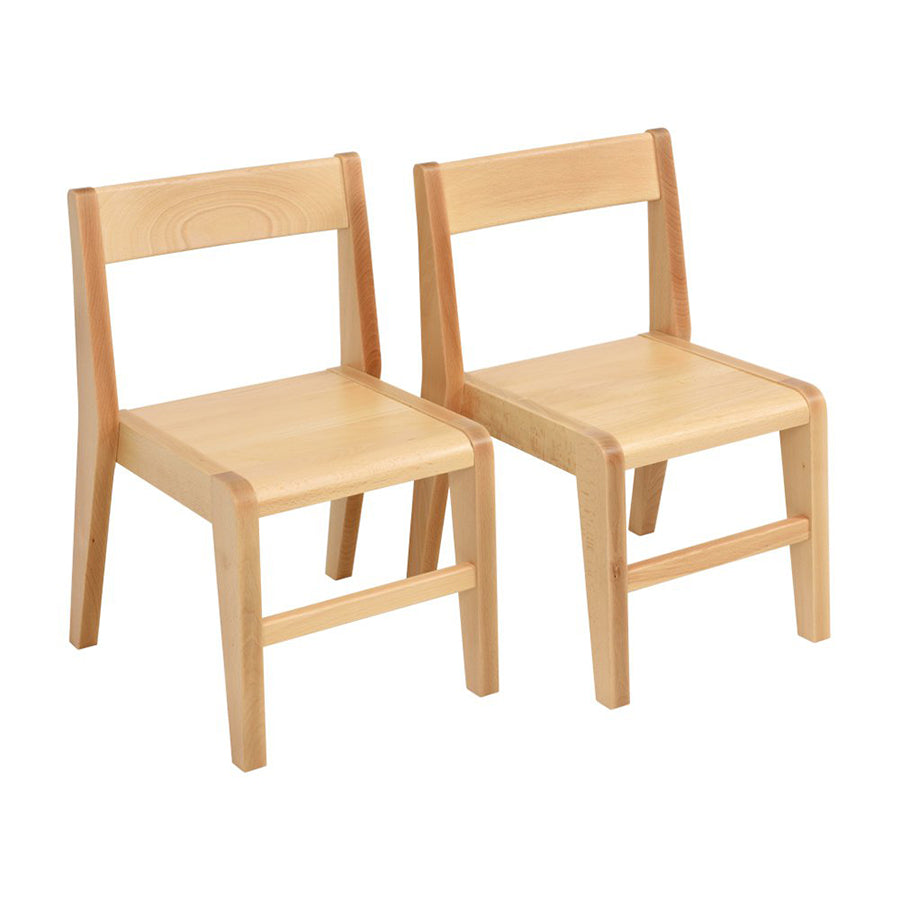 Kebrico Devon Beech Stacking Chair - Pack Of 2 136753.2 & 136754.2 CK30080 1