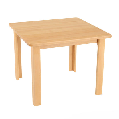 Kebrico Devon Square Solid Beech Table H595, H660 139903.2 TK30139 1