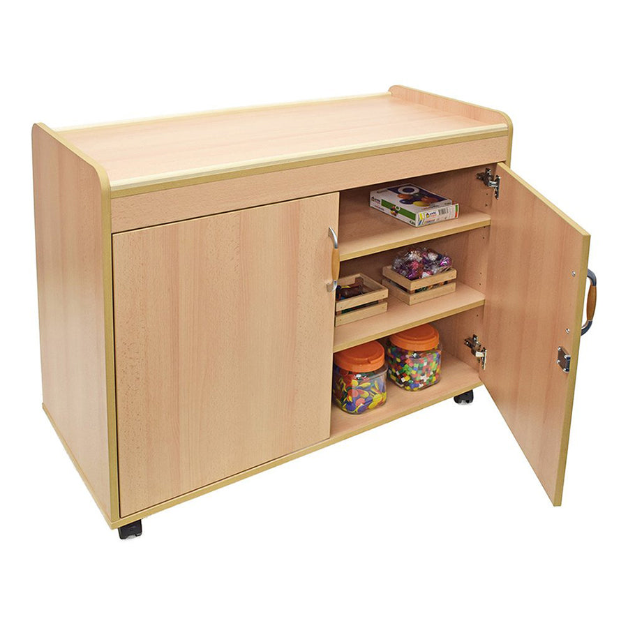 Kebrico Low Wooden Cupboard - H805mm 136573.2 99022 3