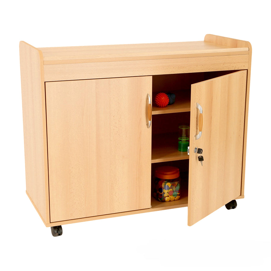 Kebrico Low Wooden Cupboard - H805mm 136573.2 99022 4