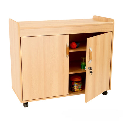Kebrico Low Wooden Cupboard - H805mm 136573.2 99022 4
