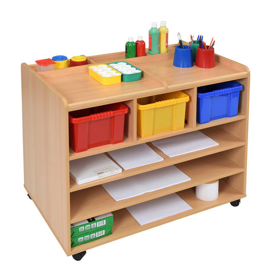 Kebrico Paper/Art Material Trolley Including 3 Trays 136656.2 99028 1