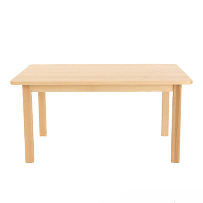 Kebrico Rectangular Table Solid Beech W960xH530xD690mm 136301.2 2