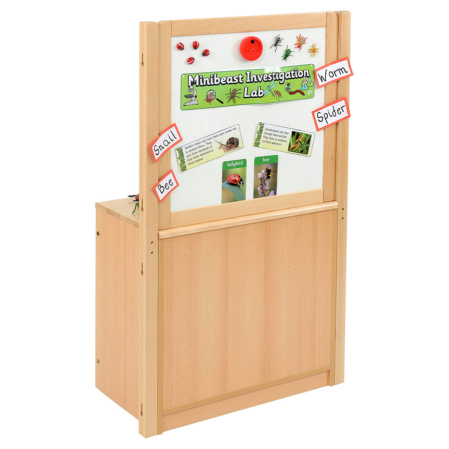 Kebrico Room Scene 2 Bay A4 4 Deep/ 4 Shallow Clear Tray Unit With Cork/Drywipe Divider 139732.2 98274 3