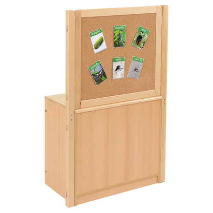 Kebrico Room Scene 2 Bay A4 4 Deep/ 4 Shallow Clear Tray Unit With Cork/Drywipe Divider 139732.2 98274 4
