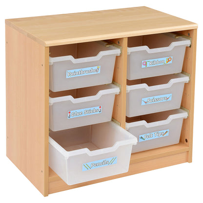 Kebrico Room Scene 2 Bay A4 6 Deep Clear Tray Unit 139721.2 98263