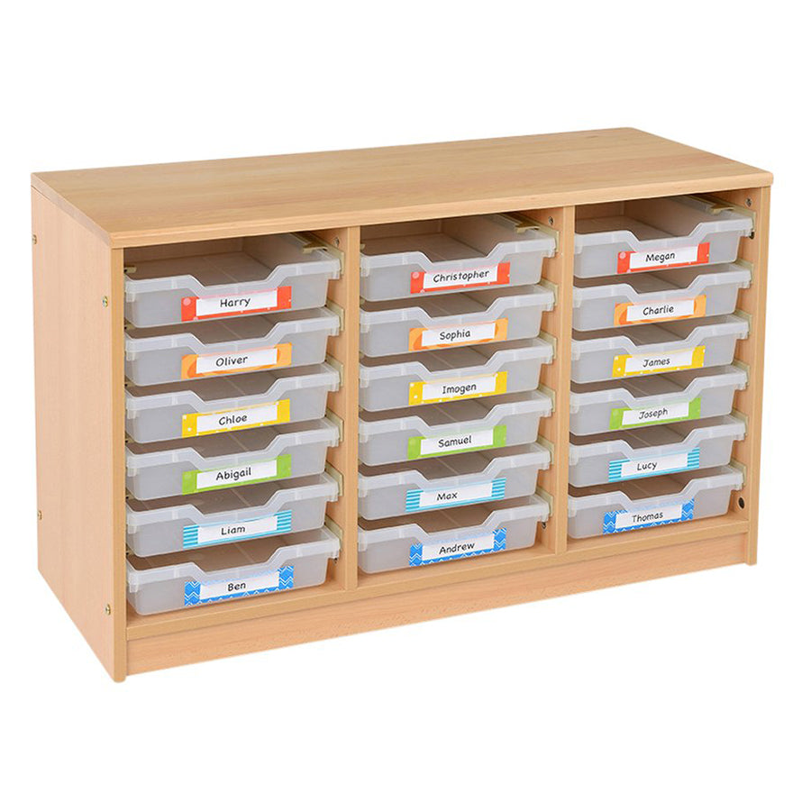 Kebrico Room Scene 3 Bay A4 18 Shallow Clear Tray Unit 139725.2 98267