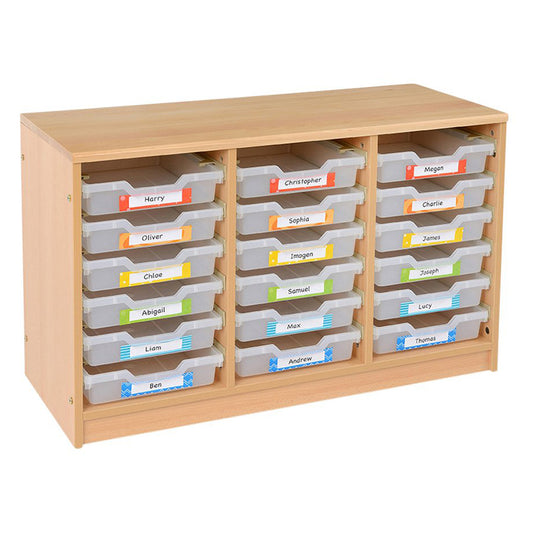 Kebrico Room Scene 3 Bay A4 18 Shallow Clear Tray Unit 139725.2 98267