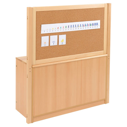 Kebrico Room Scene 3 Bay A4 6 Deep/ 6 Shallow Clear Tray Unit With Cork/Drywipe Divider 139735.2 98277 4